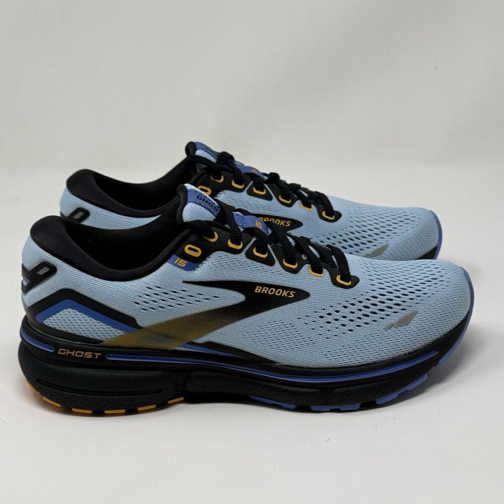 Brooks Ghost 15 Sneakers Shoes Womens 7.5 M Blue Lightweight Running Comfort